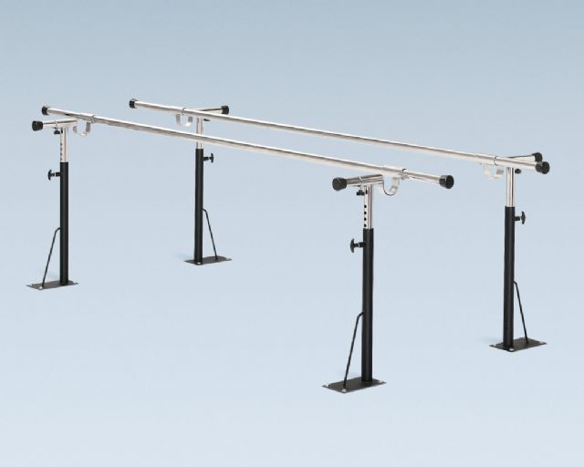 Bailey Floor Mounted Height and Width Adjustable Parallel Bars